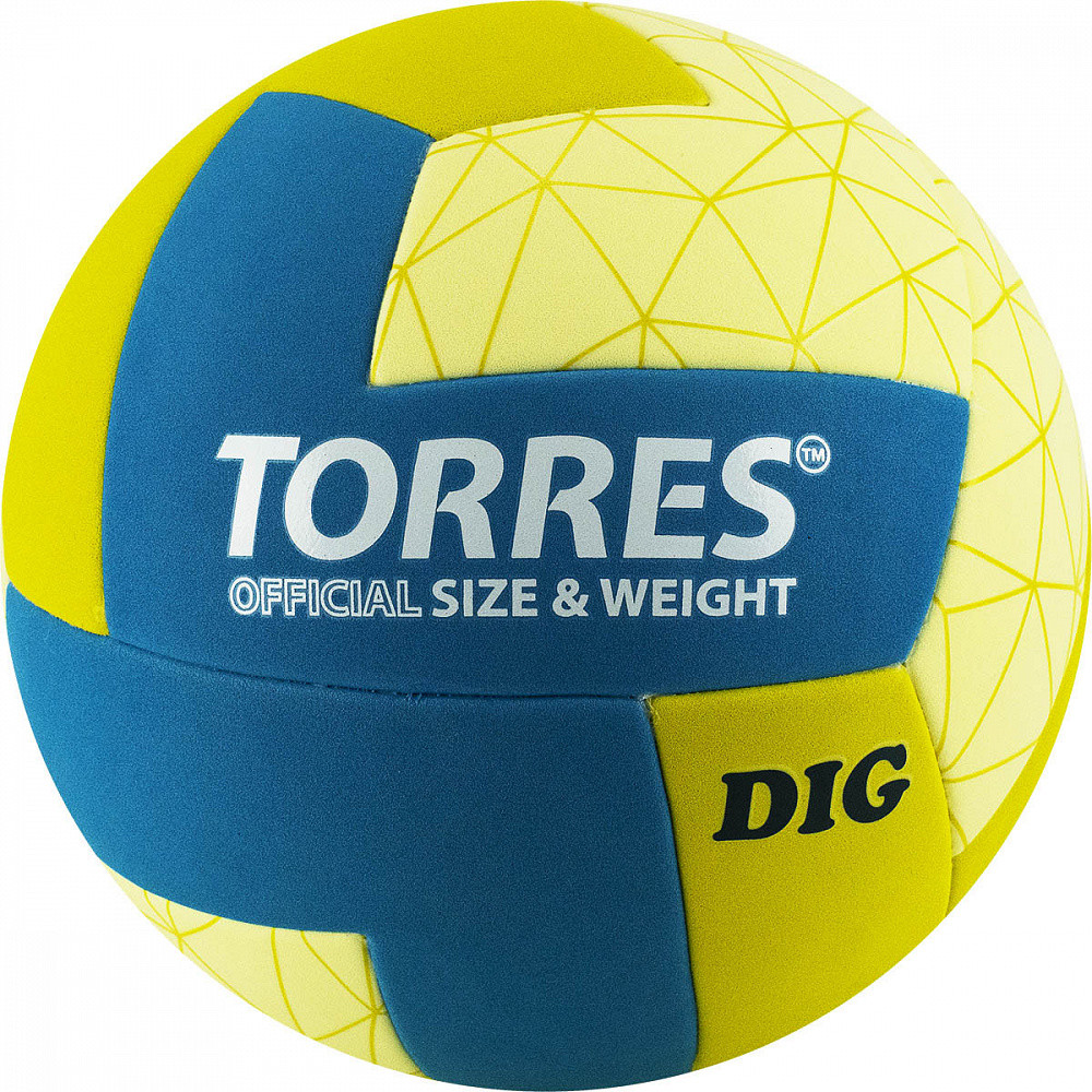 Мяч волейбольный TORRES Dig V22145 5 - фото 1 - id-p188046654