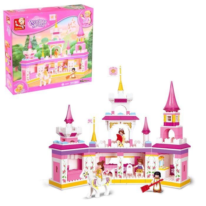 Конструктор «Розовая мечта: замок», 385 деталей - фото 1 - id-p188310164