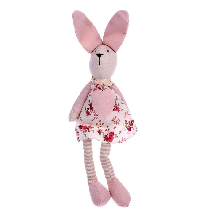 Мягкая игрушка «Кролик», цвет розовый, виды МИКС - фото 1 - id-p188312750