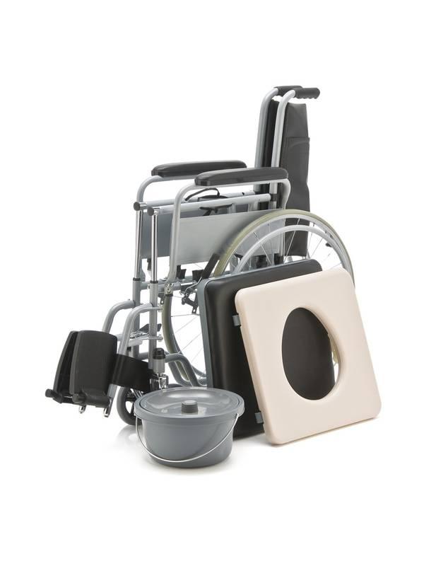 Кресло-коляска с санитарным оснащением Heiler ВА833 - фото 3 - id-p188315035