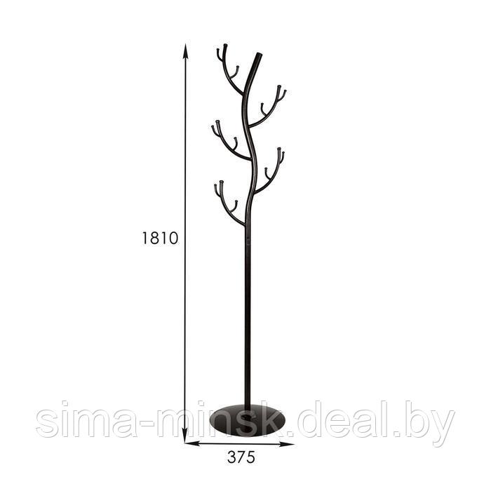 Вешалка напольная ЗМИ «Дерево», 38×38×181 см, цвет медный антик - фото 5 - id-p188318615