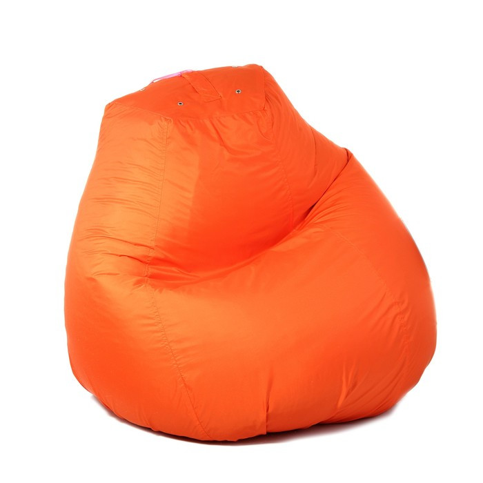 Кресло-мешок пятигранное, d82/h110, цвет оранжевый - фото 1 - id-p188319175