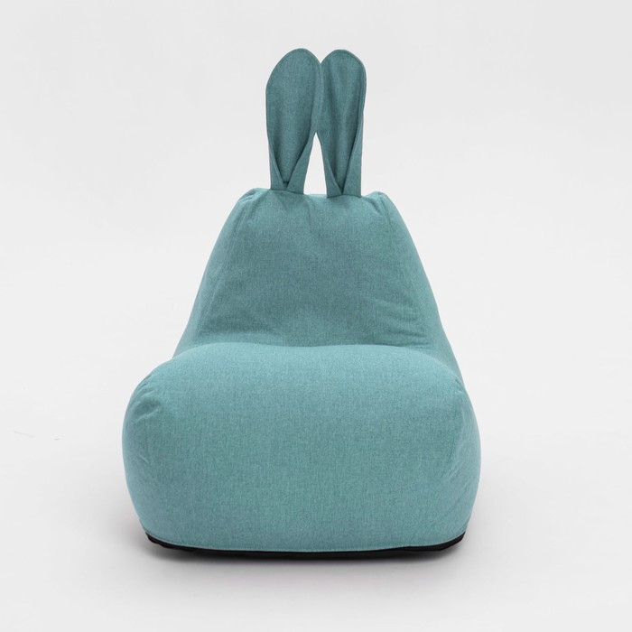 Кресло-мешок «Зайчик», размер 80x90 см рогожка, цвет голубой - фото 2 - id-p188320330