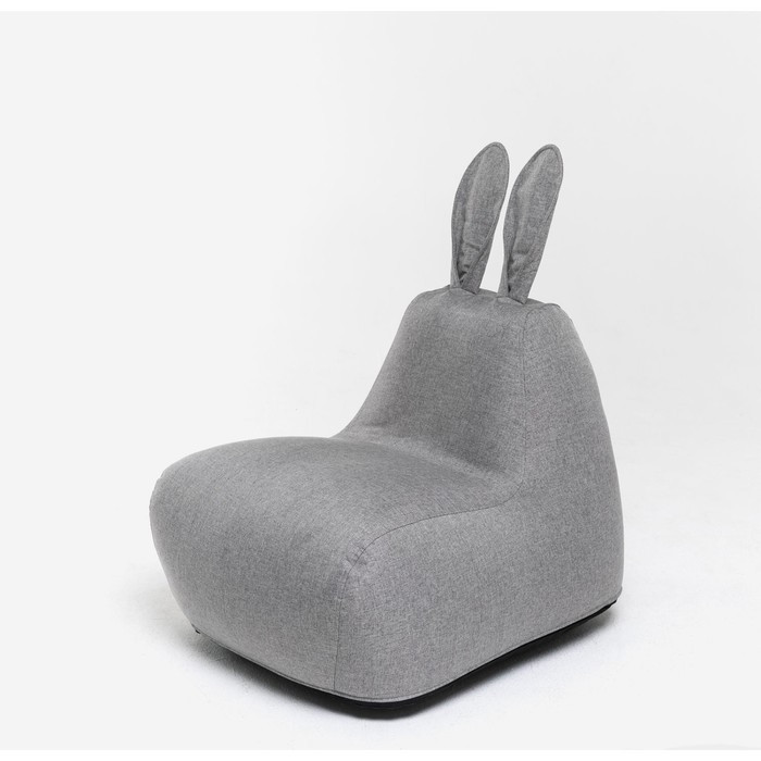 Кресло-мешок «Зайчик», размер 80x90 см рогожка, цвет серый - фото 1 - id-p188320333