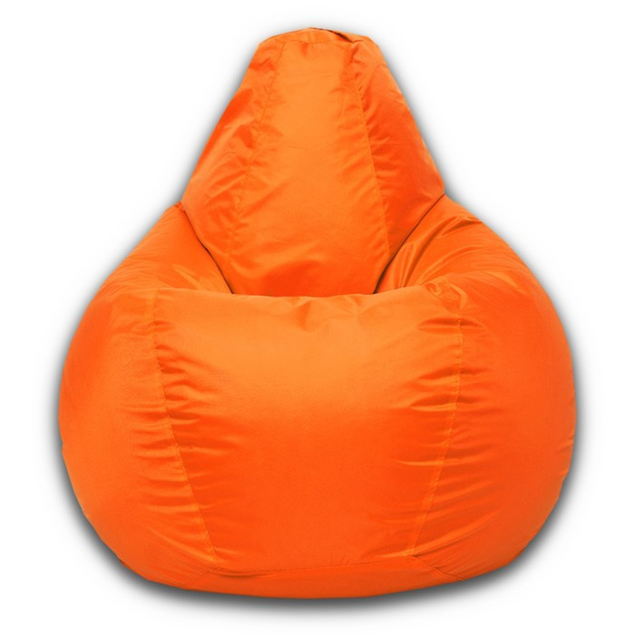 Кресло-мешок «Груша» Позитив, размер XXXL, диаметр 110 см, высота 145 см, оксфорд, цвет оранжевый неон - фото 1 - id-p188320404