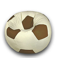 Кресло-мешок «Мяч», размер 80 см, см, искусственная кожа, цвет бежевый, коричневый