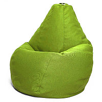 Кресло-мешок «Груша» Позитив, размер XL, диаметр 95 см, высота 125 см, рогожка, цвет зелёный
