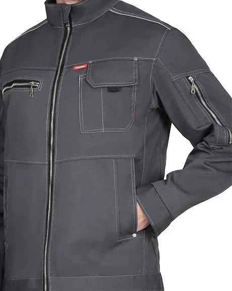 Костюм "СИРИУС-Даллас" куртка, брюки, цв. серый