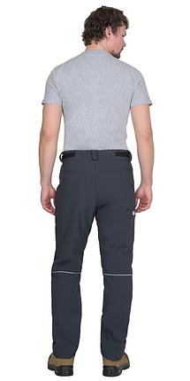 Брюки СИРИУС-СПЕЙС софтшелл сине-серые, фото 2