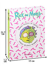 Рик и Морти. Блокнот. Морти (А5, 72 л., контентный блок, со стикерами), фото 3