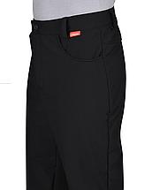 Костюм СИРИУС-АЗОВ с капюшоном черный софтшелл пл 350 г/кв.м, фото 3