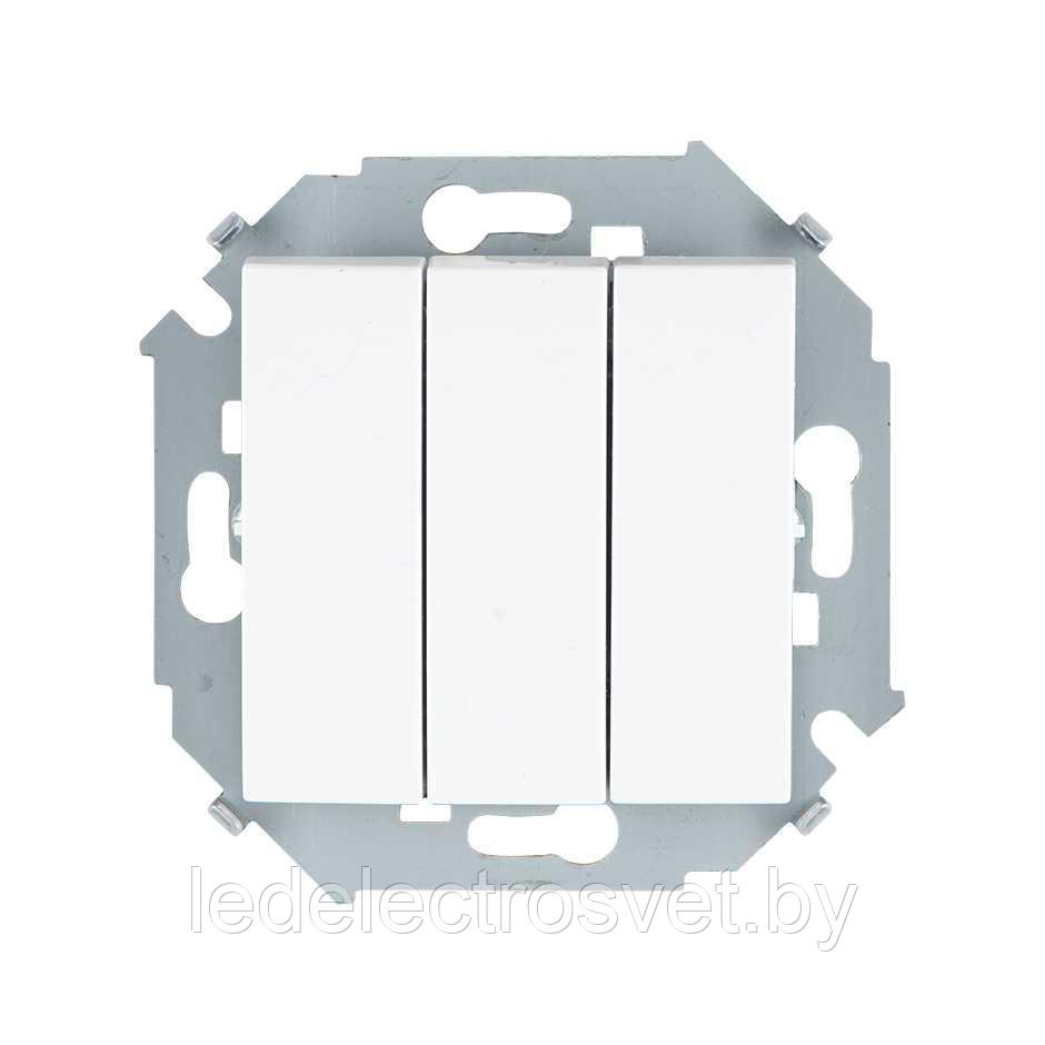1591391-030 Трехклавишный выключатель 10AX 250В~ белого цвета - фото 1 - id-p171677003