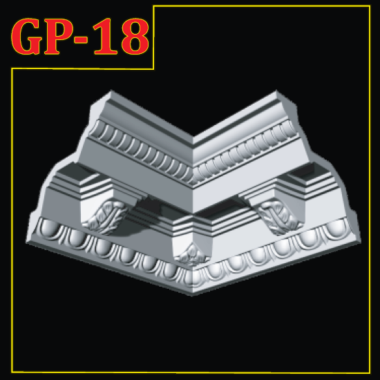 Угол декоративный для плинтуса  GLANZEPOL GP18