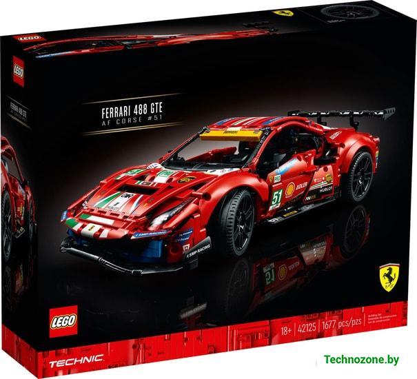 Конструктор LEGO Technic 42125 Ferrari 488 GTE AF Corse 51 - фото 1 - id-p188353208