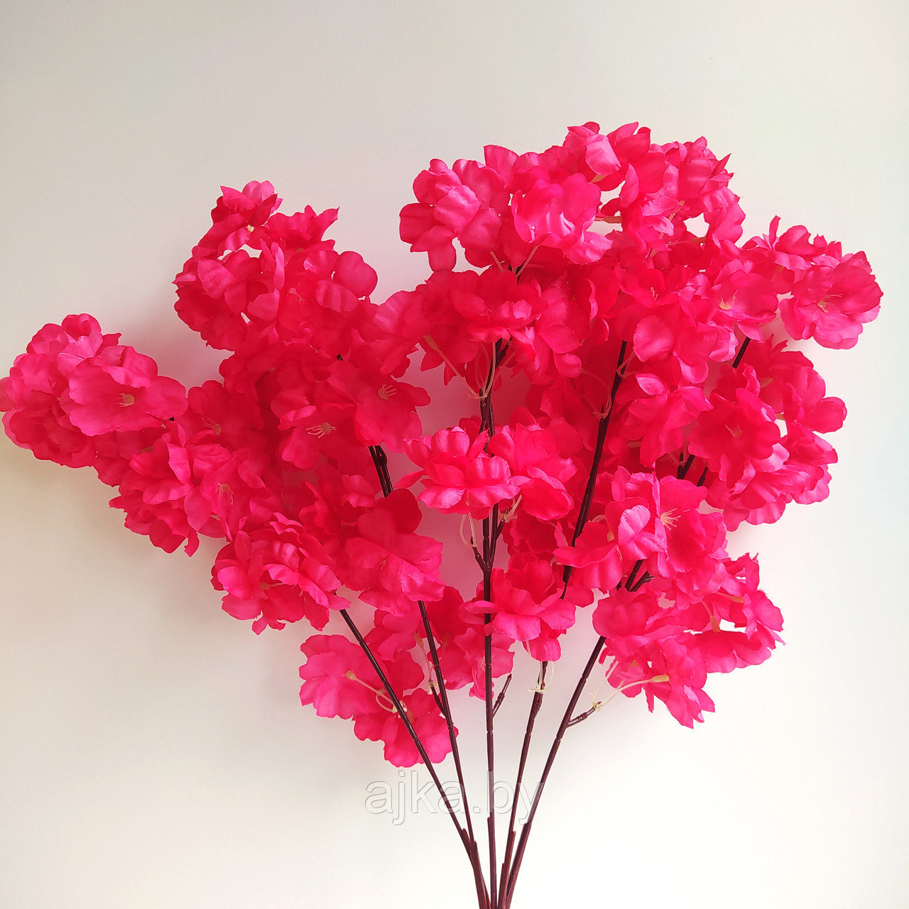 Букет из искусственных цветов Сакура, малиновый - фото 1 - id-p178178108