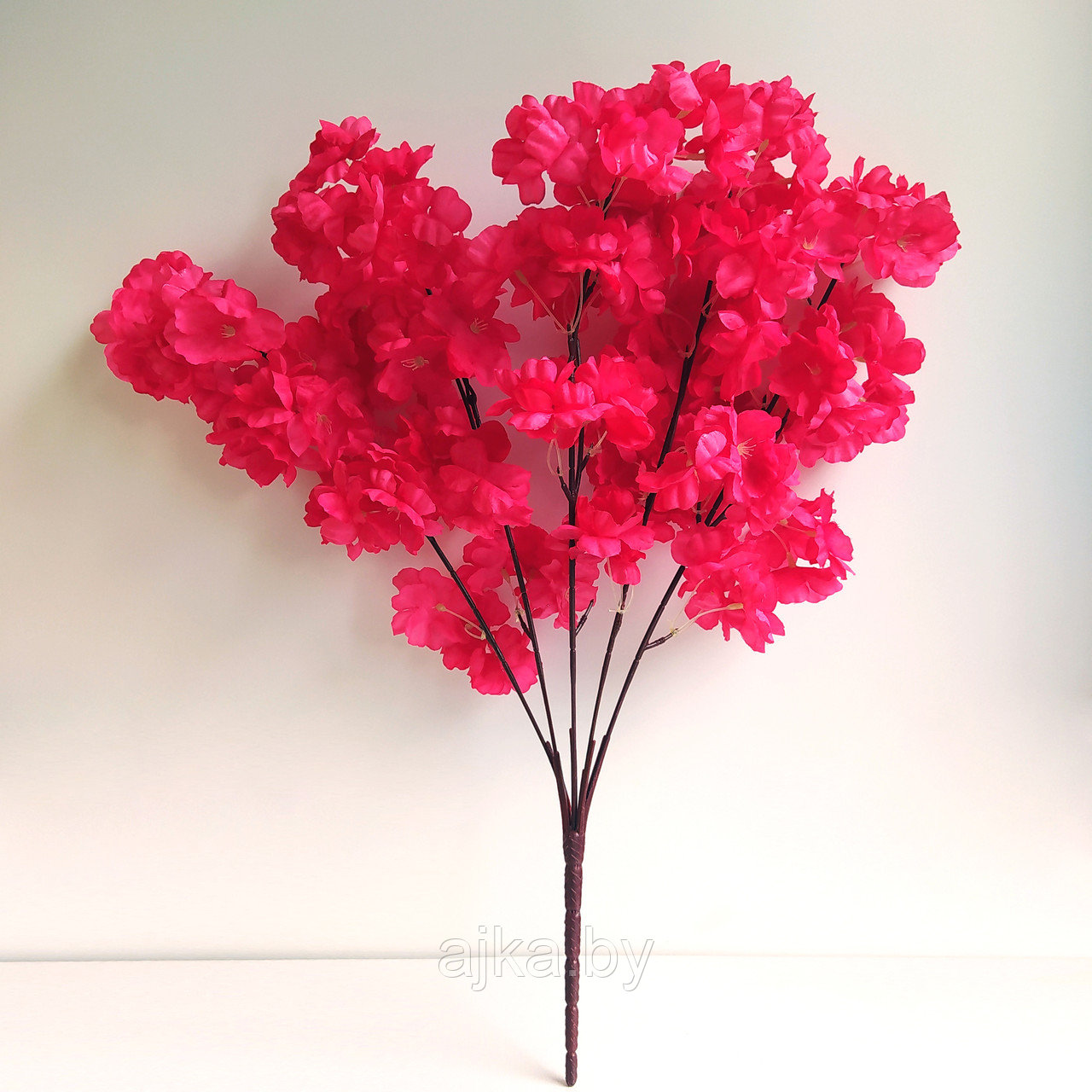 Букет из искусственных цветов Сакура, малиновый - фото 2 - id-p178178108