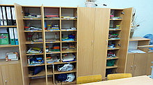 Шкаф с 15 ячейками и отделениями под обувь 900*350*1770
