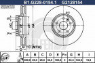 Тормозной диск GALFER B1-G228-0154-1