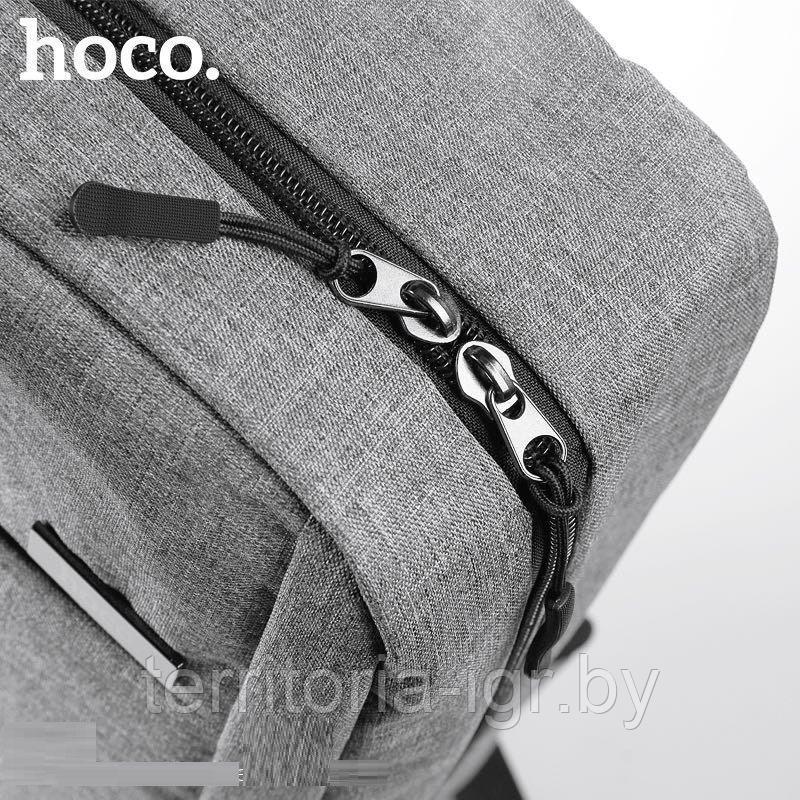 Рюкзак BAG03 серый Hoco - фото 3 - id-p188363959