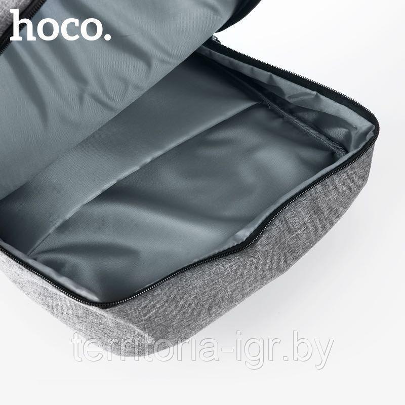 Рюкзак BAG03 серый Hoco - фото 4 - id-p188363959