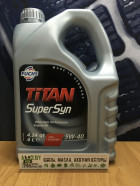 Моторное масло Fuchs Titan Supersyn 5W-40 4л - фото 1 - id-p188356612