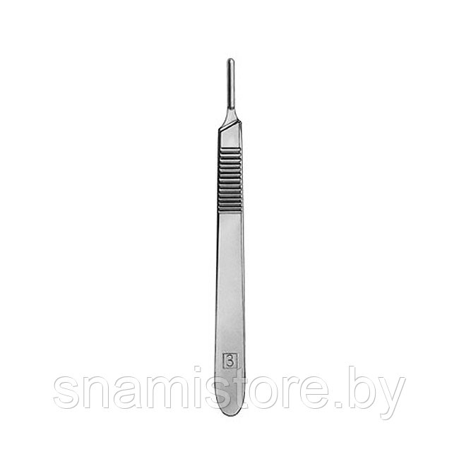 Ручка-держатель для сменных лезвий скальпеля №3А (толстая) - фото 1 - id-p188365111