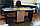 Стол письменный КС-003-09 (цвет дуб молочный) для двоих детей, фото 3
