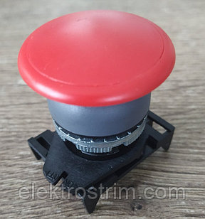 Кнопка грибковая без фиксации PPFN1M4NGL Ø40 RED IP67-69