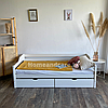 Комплект односпальная кровать «Моана» с настилом с ящиками, фото 3