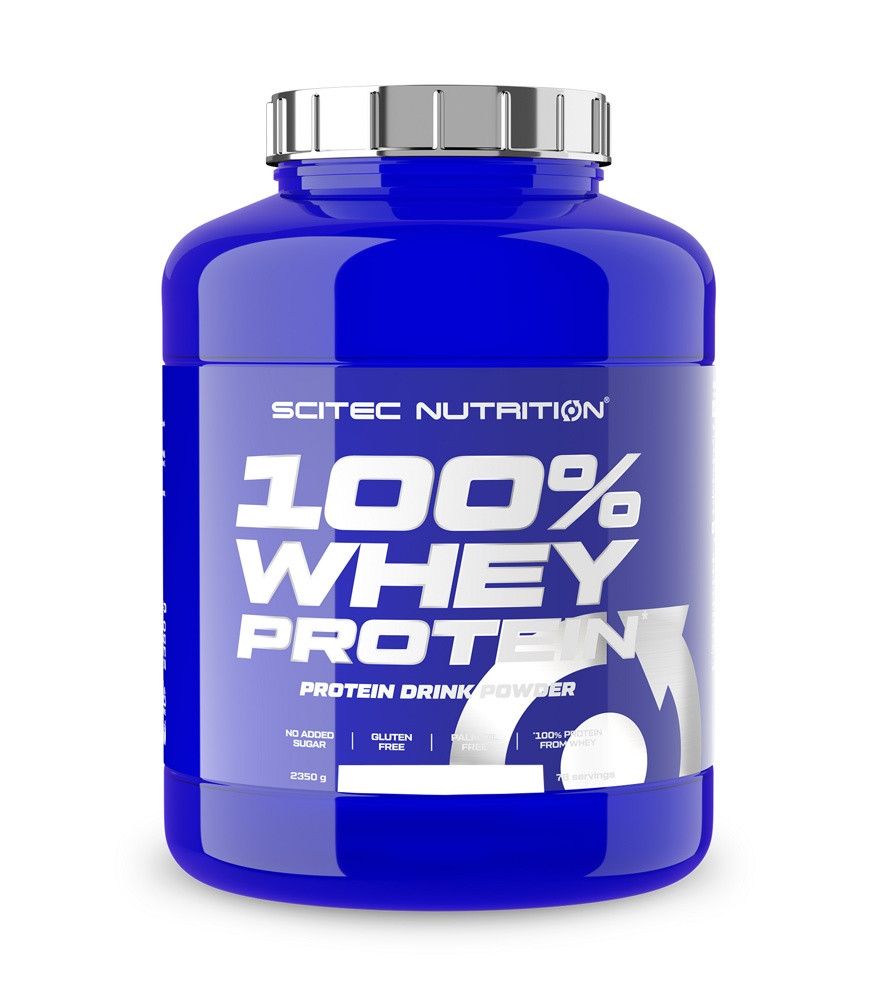 Протеин сывороточный (концентрат) Whey Protein Scitec Nutrition 2350г (ваниль) - фото 1 - id-p188372613