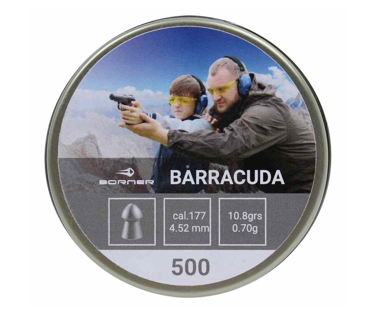 Пули "Borner" Barracuda 0,70 гр. калибр 4,52 мм. (500 шт.)