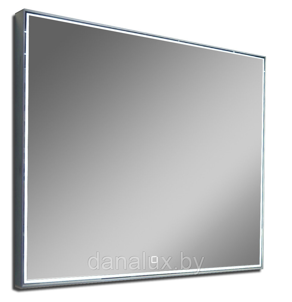 Зеркало с подсветкой Континент Sting LED 90х70 алюминиевый корпус - фото 5 - id-p187410700