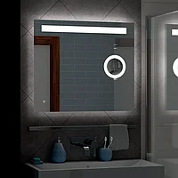 Зеркало с подсветкой Континент Eldorado LED 90x70 с увеличительным зеркалом