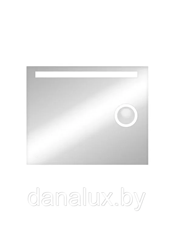 Зеркало с подсветкой Континент Eldorado LED 90x70 с увеличительным зеркалом - фото 3 - id-p187410824