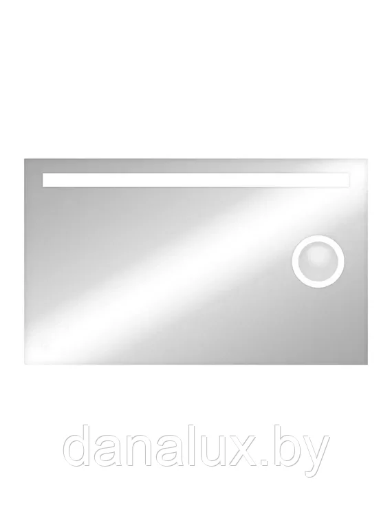 Зеркало с подсветкой Континент Eldorado LED 100x70 с увеличительным зеркалом - фото 2 - id-p187410825