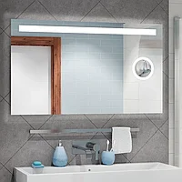 Зеркало с подсветкой Континент Eldorado LED 120x70 с увеличительным зеркалом