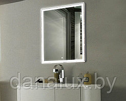 Зеркало с подсветкой Континент Strong LED 70х90 алюминиевый корпус