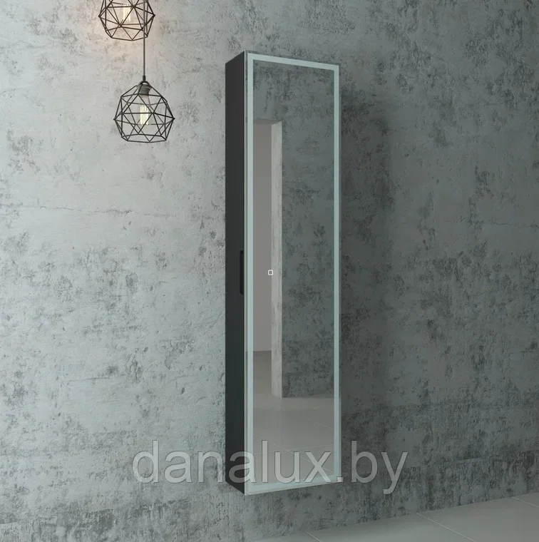 Зеркало-шкаф-пенал с подсветкой Континент Mirror Box LED 40х160