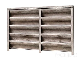 Забор-жалюзи из металла Нордо ELEGANT, фото 2