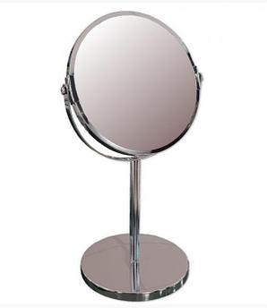 Зеркало косметическое настольное на подставке САНАКС 75274 с двойным увеличением D1