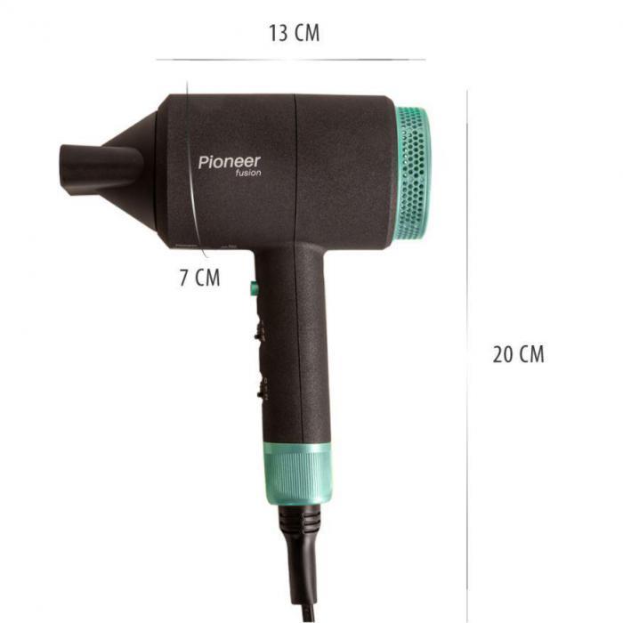 Фен для укладки сушки выпрямления волос PIONEER HD-1802 - фото 2 - id-p188386917