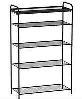 ЗМИ Подставка для обуви Верона 25 (VERONA 25 shoe rack) ПДОВ25 Черный