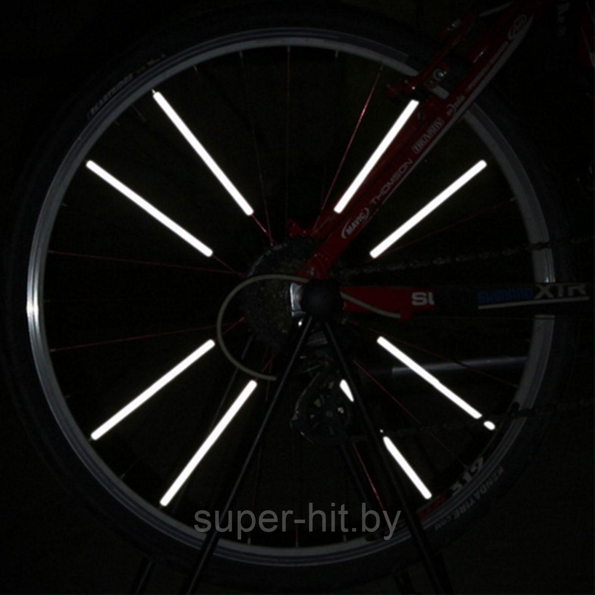 Светоотражающие накладки на спицы велосипеда SiPL - фото 6 - id-p188387354