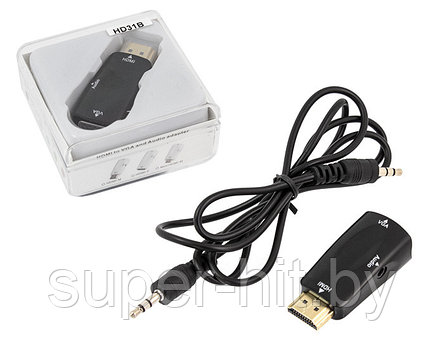 Адаптер HDMI в VGA D-Sub + аудиовыход SiPL, фото 2