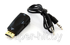 Адаптер HDMI в VGA D-Sub + аудиовыход SiPL, фото 2