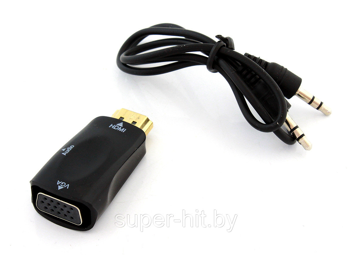 Адаптер HDMI в VGA D-Sub + аудиовыход SiPL - фото 5 - id-p188387375