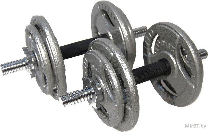 Набор гантелей металлических Хаммертон Atlas Sport 2x9 кг - фото 1 - id-p188416905