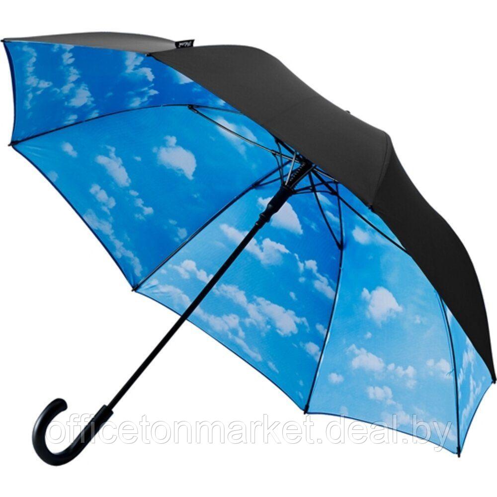Зонт-трость "GP-54-C Облака", 120 см, черный, темно-синий - фото 1 - id-p165621792