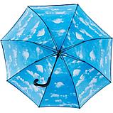 Зонт-трость "GP-54-C Облака", 120 см, черный, темно-синий, фото 2