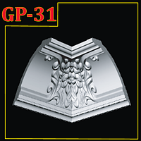 Угол декоративный для плинтуса GLANZEPOL GP31